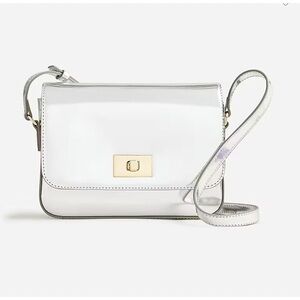 J Crew Edie metallic leather bag BU765